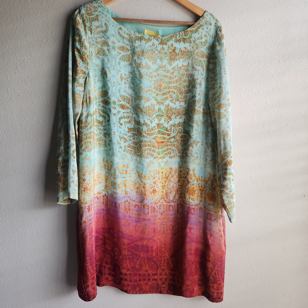 Maeve Multicolor Long Sleeve Dress